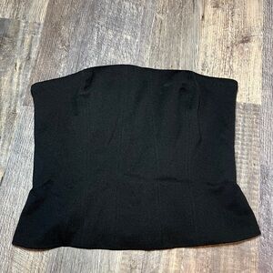 White House Black Market Black Strapless Garment